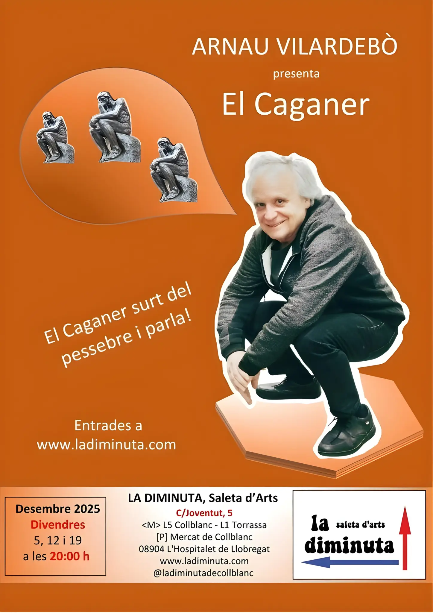 El Caganer con Arnau Vilardebò