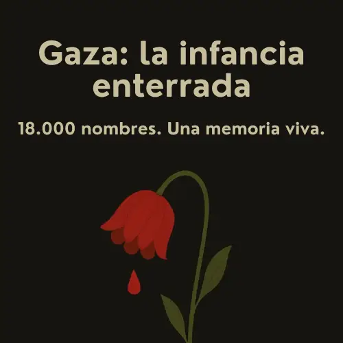 AADPC SE SUMA AL ACTO “GAZA: LA INFANCIA ENTERRADA”