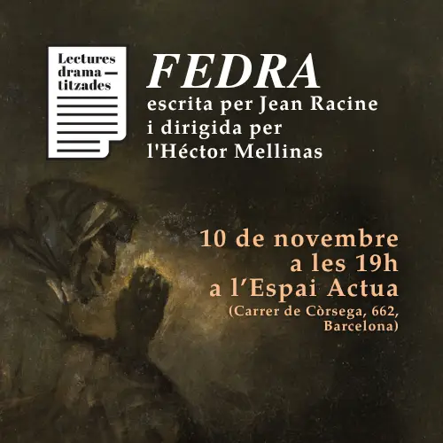 Continuem amb el XIII Cicle de Lectures Dramatitzades