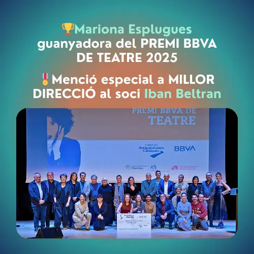 Entrega dels Premis BBVA de Teatre 2025