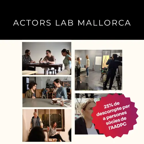 ACTORS LAB MALLORCA: Interpretació davant la càmera i tallers d’adults de nivell intermedi